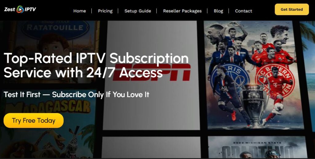 Top 16 Best Free Trial IPTV Providers in the World 2026 zest iptv services