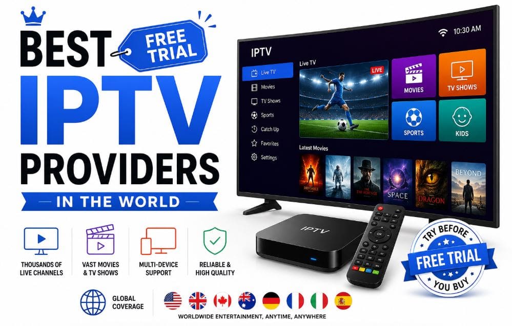 Top 16 Best Free Trial IPTV Providers in the World 2026 best free trial iptv providers in the world